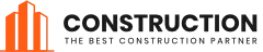 construction company logo dark